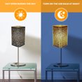 thumbnail image 2 of Mobutofu Hollow Out Lamp Shade Replacement Iron Black Table Light 1Pack, 2 of 4
