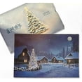 thumbnail image 1 of Illuminated Holiday Cards with Color-Changing Effects, Festive Tree Design Greeting Card, 1 of 4