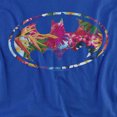 thumbnail image 2 of Batman Hawaiian Shield Women's T Shirt, Royal, Small, 2 of 6