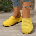 thumbnail image 4 of Mepaouo Women's Slip on Loafers Breathable Mesh Flats Round Toe Knit Casual Mules Walking Shoes, 4 of 8