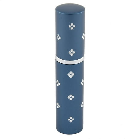 Flower Perfume Bottle - 5mL Travel Portable Flower Decor Refillable Scent Perfume Spray Bottle Blue
