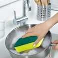 Brilliant Jewelry Double Sponge Wipe High Density Dishwashing Sponge