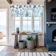 thumbnail image 5 of Window Valance for Kitchen,Sea Turtle Fish Seaweed Rod Pocket Curtain Valances Short Curtains Drapes Panel,Underwater World Ocean Life Window Treatment Topper for Living Room Bathroom Bedroom, 5 of 9