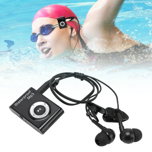 Water Proof MP3 Player for Swimming Diving Sports with Swimming Headphones, 8GB Memory Multifunctional Lossless Audio Format and Shuffles Feature Underwater Music Player