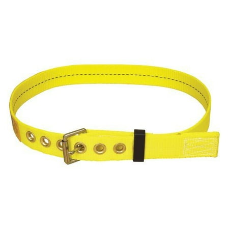 DBI-SALA 1000054 Tongue Buckle Belt, No D-Ring Or Hip Pad, Large, Yellow by Capital (Best Tongue Rings For Teeth)