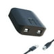 thumbnail image 1 of Interruptor de uso compartido de impresora 2 en 1 Dispositivo de conexión de computadora de impresora de diseño con indicador de luz azul USB 2 Yuarrent EL010990-00, 1 of 5