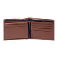 thumbnail image 2 of Billetera de cuero Tommy Hilfiger TH para hombre pliegue fino color canela, 2 of 5