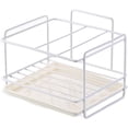 thumbnail image 1 of Soporte de esponja Almacenamiento de fregadero de cocina Soporte de esponja de hierro Cesta Soporte de utensilios Paño de limpieza y cepillos Jabonera Jabonera JFHHH pequeña, 1 of 4