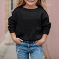 thumbnail image 5 of Hjtefg Kids' Pullover - Long Sleeve Crewneck Sweatshirt, Warm Sporty Top for Boys & Girls,Color: Black Size: 4-5 Years, 5 of 5