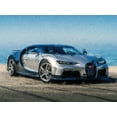 thumbnail image 4 of Stephen Chambers 24x19 Black Ornate Wood Framed With Double Matting Wall Art Titled - Bugatti Chiron 4, 4 of 6