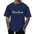 thumbnail image 4 of T Shirts for Men With Pockets Casual Streetwear Summer Tees Men's Printing Popular Casual Loose Round Neck Short Sleeved T Shirt, 4 of 4