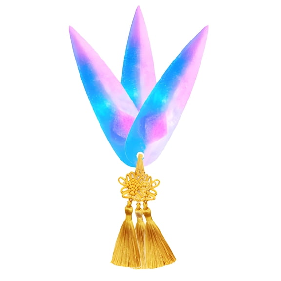 3PC Soft Plastic Translucent Dagger Props 5 Inch Safe and Cut-Proof Halloween Cosplay Accessories