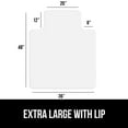 thumbnail image 3 of GORILLA GRIP Office Chair Mat for Hardwood Floors, 36x48, Smooth Glide, Slip Resistant, Clear Lip, 3 of 10