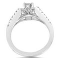 thumbnail image 3 of Pompeii 1/2CT Vintage Diamond Engagement Ring 14K White Gold (H/I,I1-I2), 3 of 4
