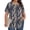 (Fashion 19)Multicolor, variant on Womens Plus Size Tops Tunic Short Sleeve Crew Neck Shirts Floral Print Blouses Loose Summer Tops