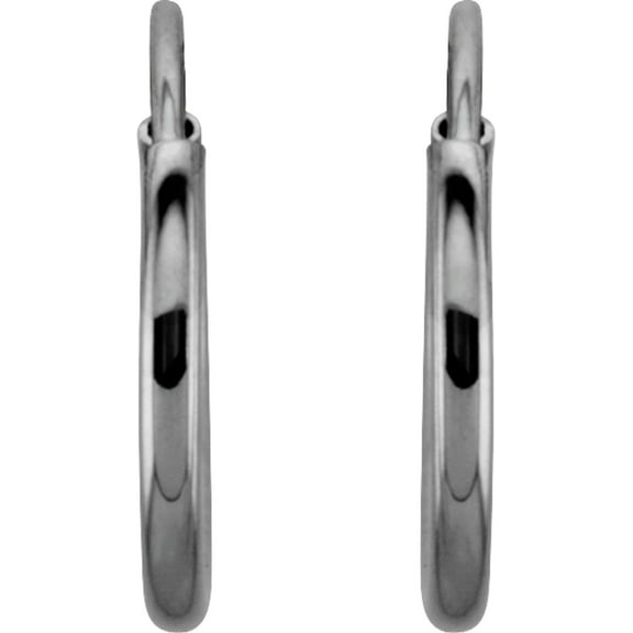 14k Yellow Gold 10mm Endless Hoop Earrings Fine Jewelry For Women Gifts For Her