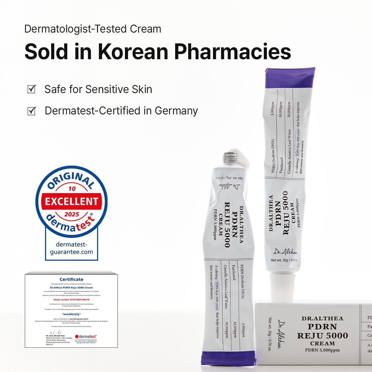 Dr. Althea PDRN REJU 5000 Cream 0.71 oz Skin Care 8809447256412
