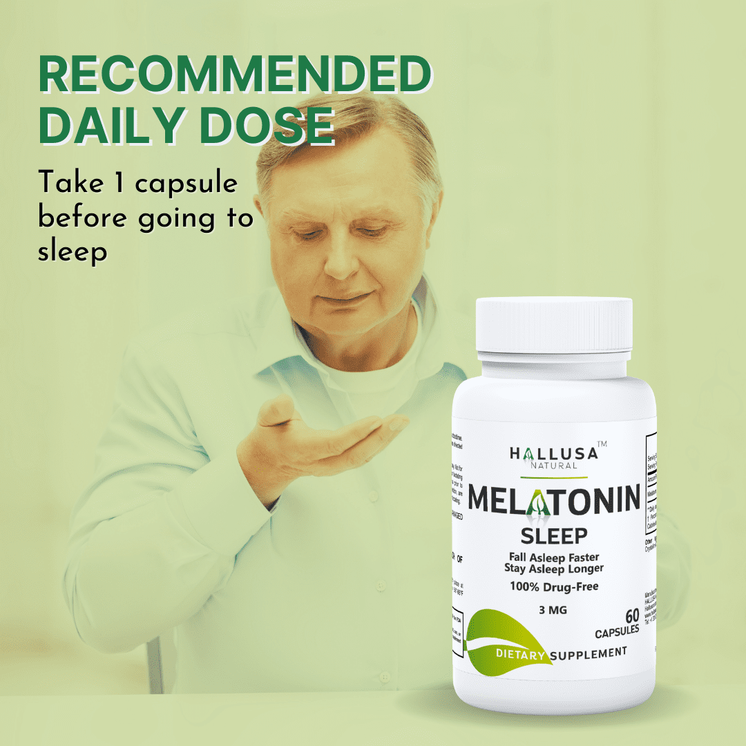 MELATONIN - Sleep Aid - Restful Sleep - Deep sleep - Relaxation - 60 Cap
