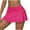 Hot Pink, variant on Maoxin Womens Skirts Fashion Women Summer Casual Solid Split line Sports Yoga Mini Skirt ,Black,M