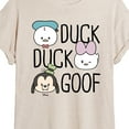 thumbnail image 3 of Disney - Duck Duck Goof - Women's Oversized T-Shirt, 3 of 5