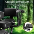 thumbnail image 2 of Langgg Adjustable Rear Mounted Bike Seat Bicycle Rear Frames Comfortable Seating High-Strength ABS And Pedals. Made Of Steel, 2 of 6