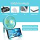 thumbnail image 3 of Ventilador USB,Mini ventilador silencioso,Ventilador para cochecito de bebé,con trípode flexible,Portátil ajustable de 3 velocidades,para camping,oficina,deportes,viajes,USB o con batería, 3 of 5
