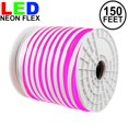 thumbnail image 2 of Novelty Lights LED Neon Flex Rope Light Spool, Pink, 150', Custom Cuttable, 5/8" Diameter,  120 Volt, 2 of 4