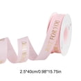 thumbnail image 3 of Gold Foil Print Grosgrain Ribbon for Flower Bouquet Wrapping and Gift Decoration, DIY Craft Ribbon for Wedding and Special Occasion Decor, Decorative Ribbon for Gift Wrap and Floral Arrangements, 3 of 4