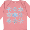 thumbnail image 4 of Inktastic Winter Snowflakes Boys or Girls Long Sleeve Baby Bodysuit, 4 of 5