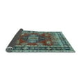 thumbnail image 2 of Ahgly Company Indoor Rectangle Persian Light Blue Traditional Area Rugs, 7' x 9', 2 of 4