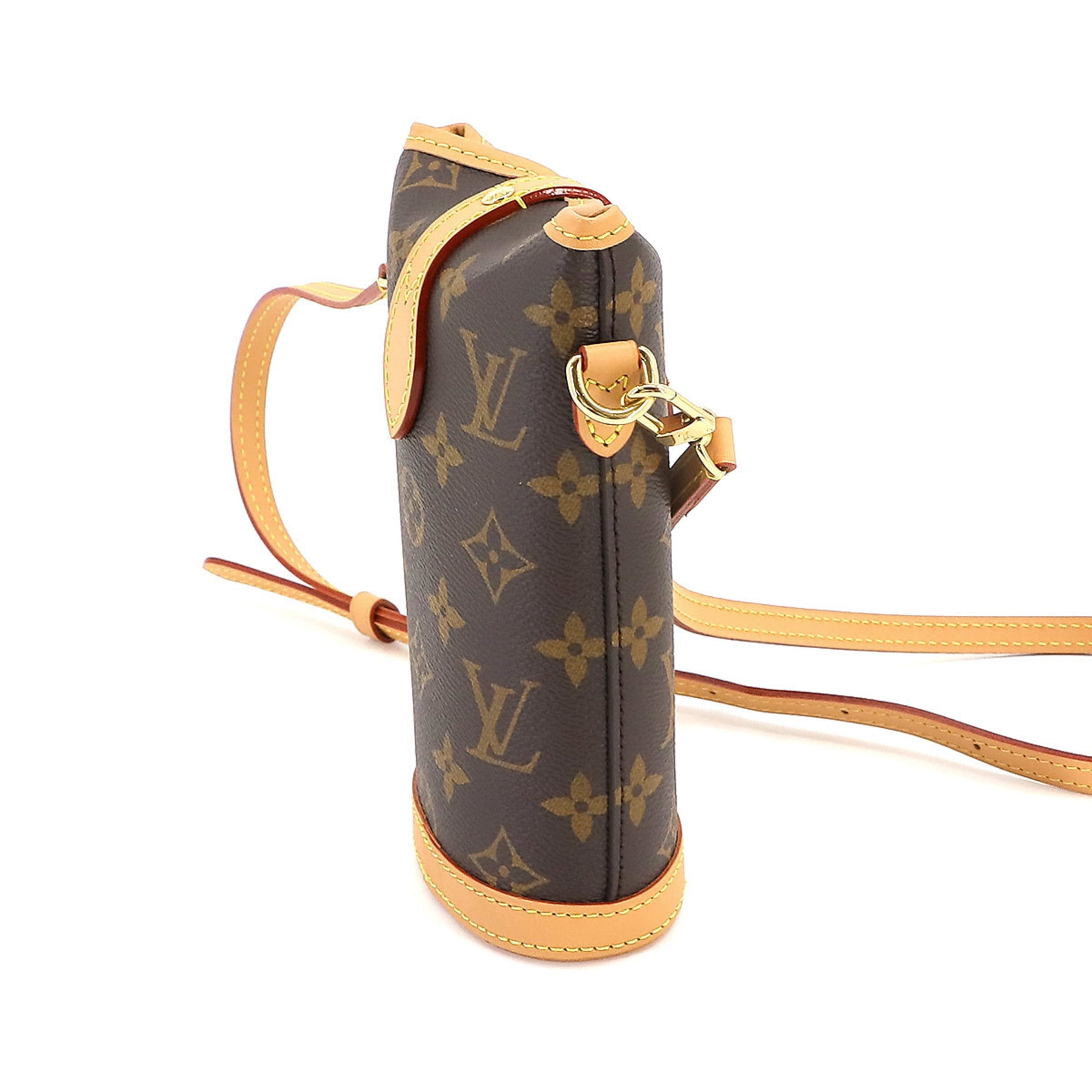 Pre-Owned LOUIS VUITTON Monogram Fold Me Pouch Shoulder Bag Brown  