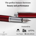 thumbnail image 2 of Juego de pluma estilográfica Ellington Pens Scarlet Slate con punta fina, 2 of 7