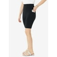 thumbnail image 3 of Roaman's Women's Plus Size Side-Pocket Bike Short, 3 of 5