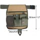 thumbnail image 5 of Whataatahia Cinturón de herramientas, riñonera de jardín Oxford 600D, cinturón para colgar, soporte para herramientas de reparación de múltiples bolsillos para bricolaje, electricistas, carpinteros,, 5 of 5