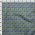 thumbnail image 3 of oneOone Cotton Poplin Light Green Fabric Batik Sewing Material Print Fabric By The Yard 42 Inch Wide - XI, 3 of 4