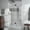 Oil Rubbed Bronze, variant on Halo 31.75 in. x 78 in. Glass hinged Glass Shower Enclosure