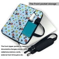 thumbnail image 2 of Lsque Mario Pattern Laptop Bag – Portable & Slim Single-Shoulder Computer Case with Adjustable Strap, Protective, Lightweight for 13”/14”/15.6” Laptops, 2 of 8