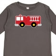 thumbnail image 4 of Inktastic Fire Truck Childs Fireman Boys or Girls Long Sleeve Toddler T-Shirt, 4 of 5