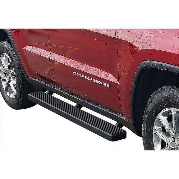 2011-2019 Jeep Grand Cherokee (Excl. SRT and Trail Hawk models) Black Finish 5 Inch Door-Door Side Bar Side Step Running Board