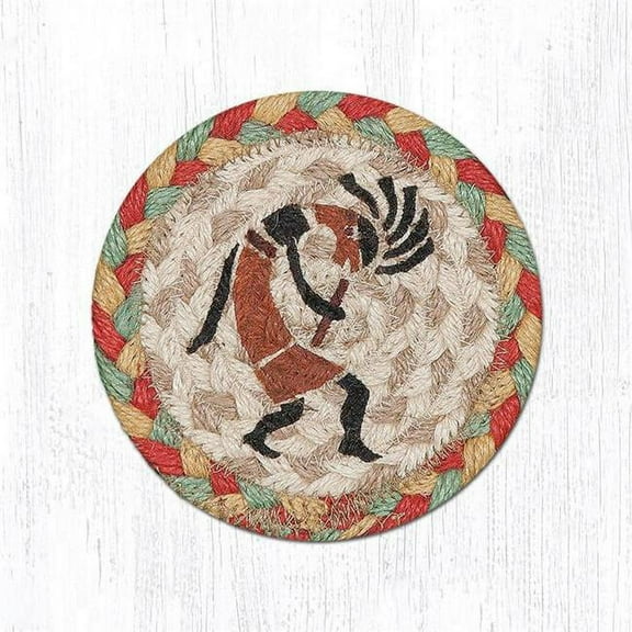 Capitol Importing 31-IC466K 5 x 5 in. Kokopelli Printed Round Coaster