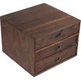 thumbnail image 4 of Tiroir de Rangement de Bureau Tiroir de Bureau Vintage en Bois Boîte de Rangement en Bois, 4 of 5