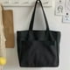 thumbnail image 2 of Bolso de hombro, bolso de lona de color sólido para mujer, bolso de lona, bolso de mano para computadora portátil, calidad superior, 2 of 9