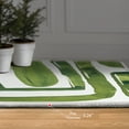 thumbnail image 7 of Green Labyrinth II Washable Abstract Art Area Rug size 5'x8', 7 of 7