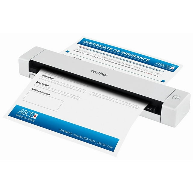 Escáner portátil Brother DS-620 para páginas en color, compacto y ligero