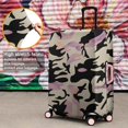 thumbnail image 4 of Pink Purple Camo Gradient Pattern Luggage Cover Fashion Suitcase Cover Baggage Covers Fit 25-28 Inch Luggage (Go Travel), 4 of 5