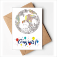 thumbnail image 1 of Wing Flower Tree Bird Ukiyo-e Wedding Cards Congratulations Greeting Envelopes, 1 of 3