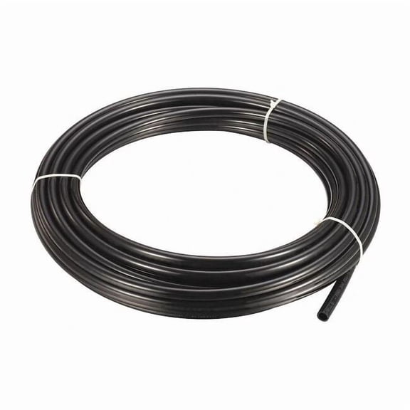 Manufacturer Varies Tubing,1/2" OD,Nylon,Black,50 Ft 2VDL4