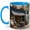 Blue, variant on Blue Paris Bookshop 11oz Ceramic Mug, French Library Coffee Cup, Seine River Book Lover Gift
