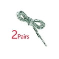 thumbnail image 3 of INSPIRE CHIC 2 Pairs Leopard Patterned Fashion Shoelaces s for Flat Shoes Athletic Shoes Boots Green 120cm/47.24", 3 of 6