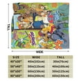 thumbnail image 4 of Scooby-Doo Ultra-Soft Micro Fleece Blanket Cozy Blanket Thick Warm Plush Throw Blanket Sofa Cushion 50"X40", 4 of 7